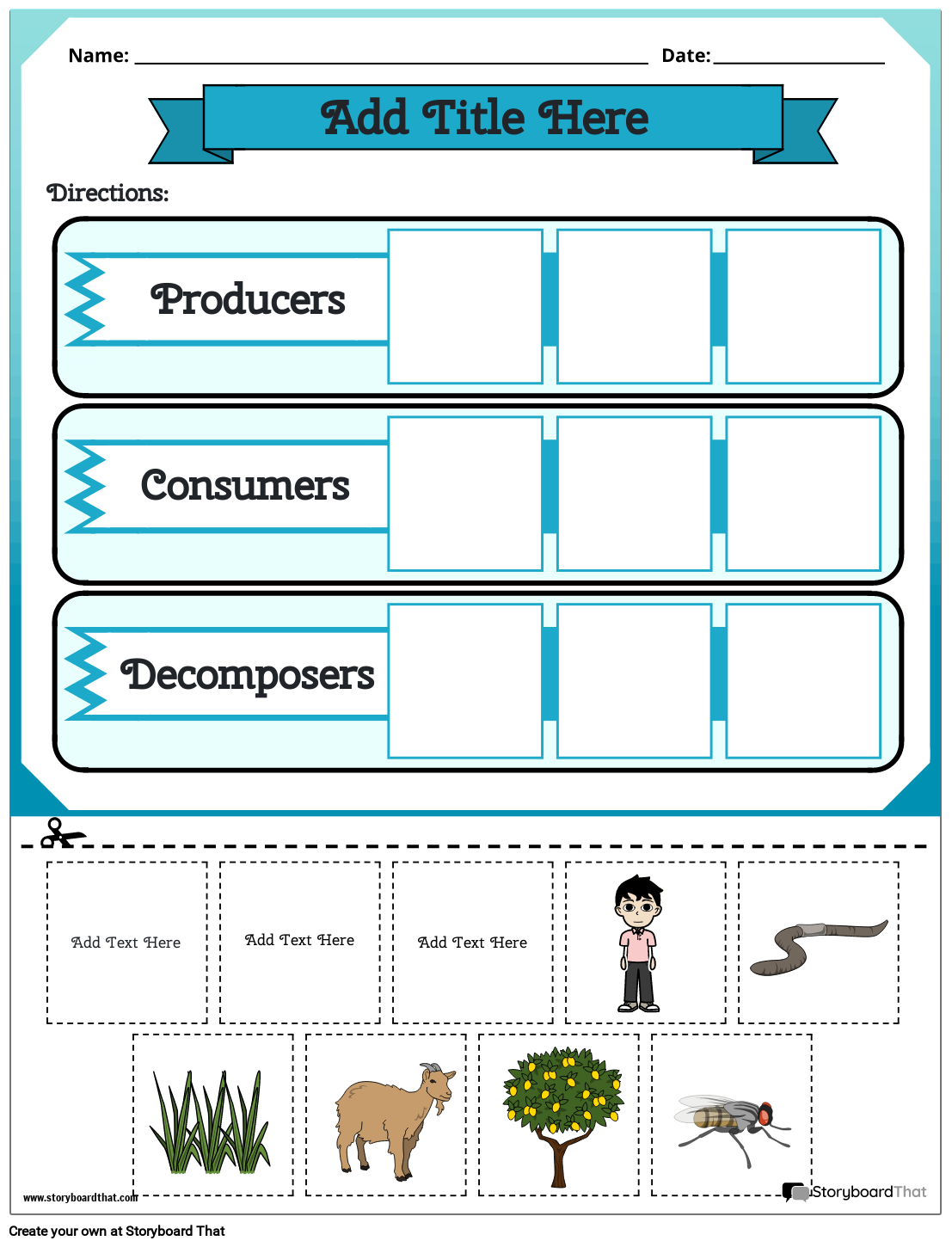 Producers And Consumers Worksheets Ecology Activities