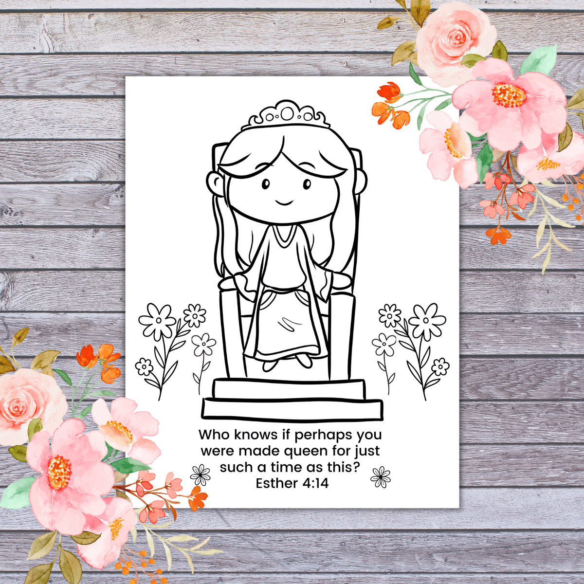 Book Of Esther Free Printable Worksheets