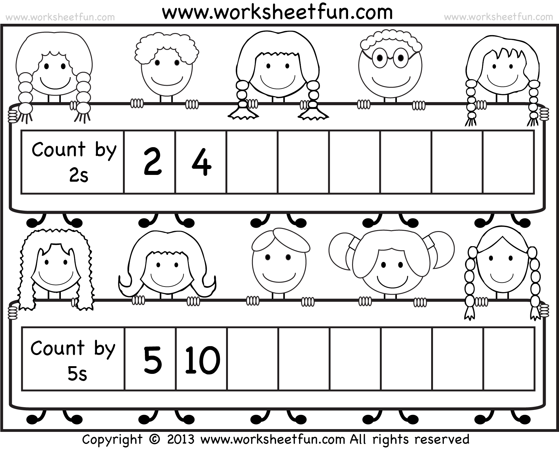 Skip Counting By 2 And 5 Worksheet FREE Printable Worksheets Worksheets Library