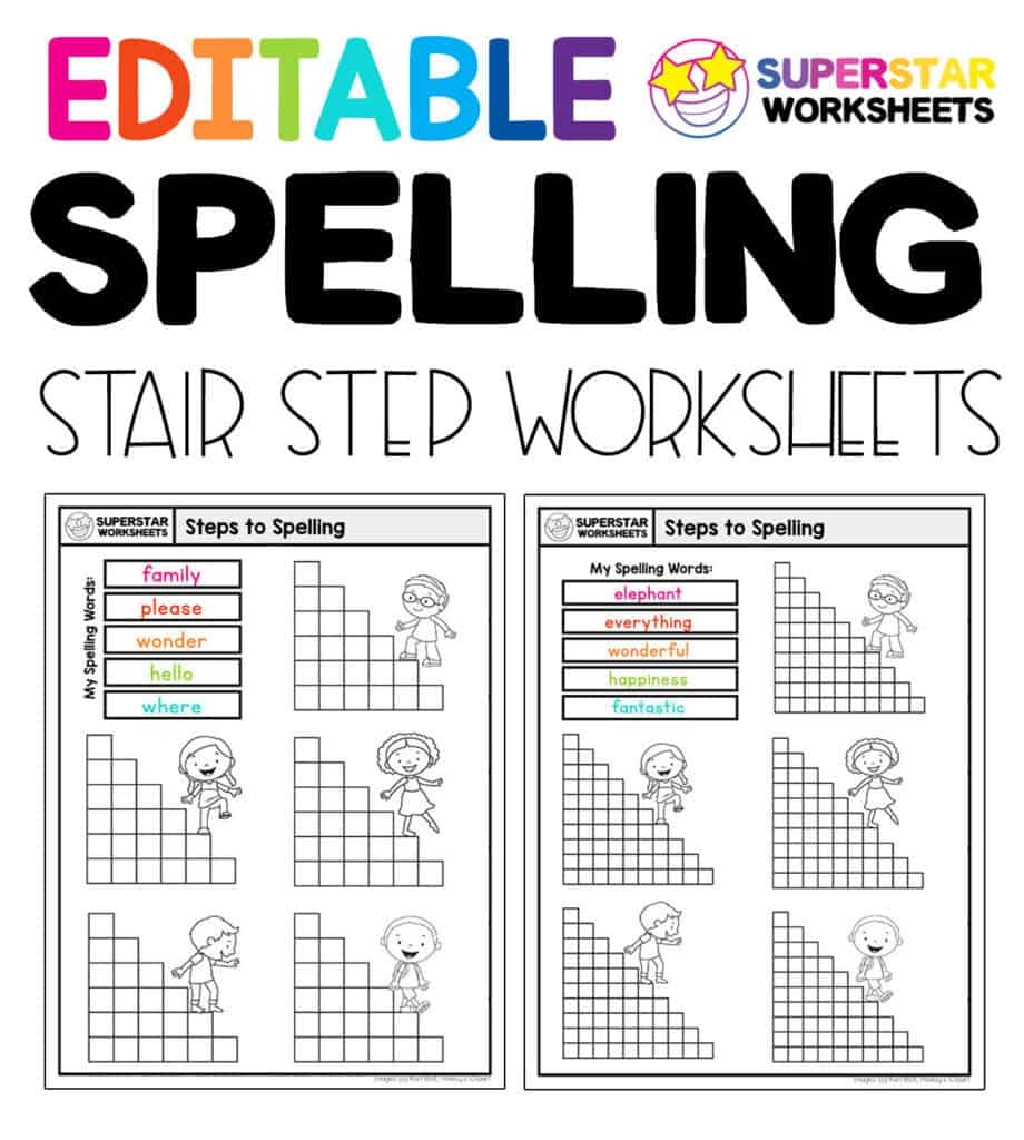 Age 6 Spelling Printable Worksheets