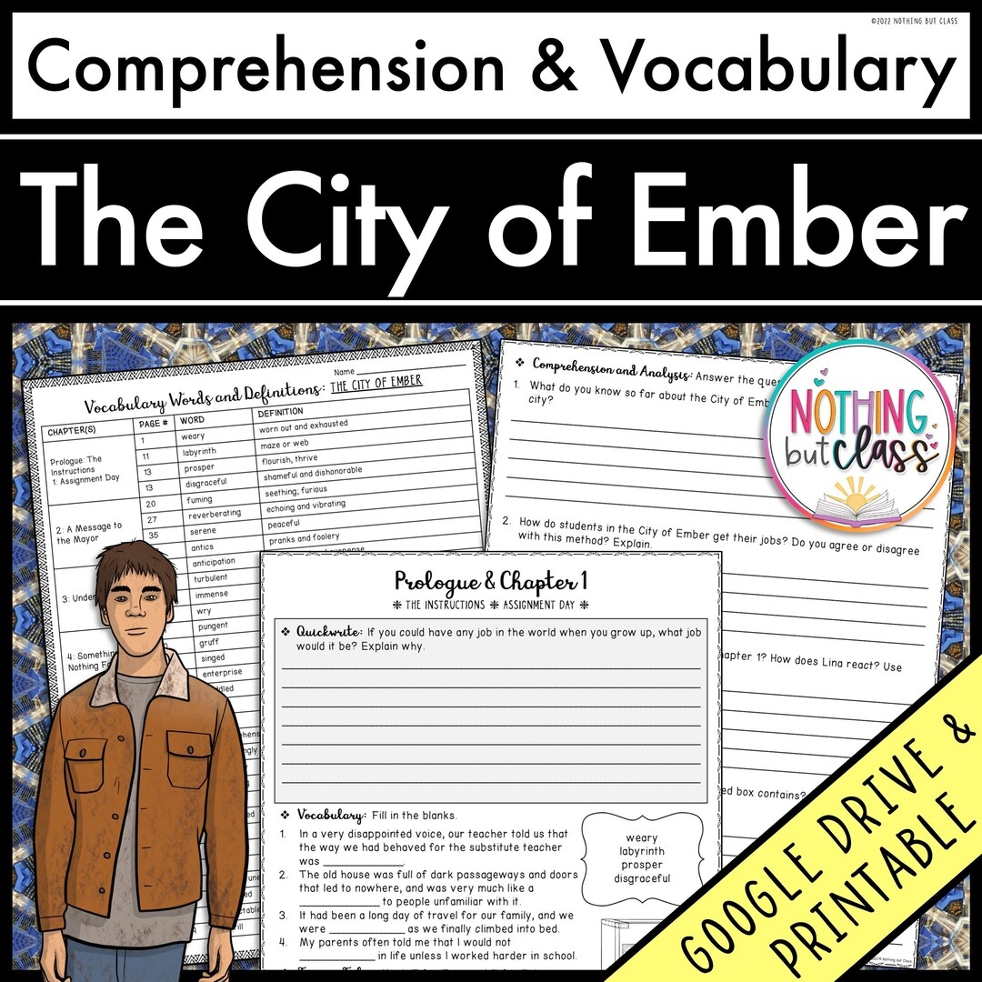 City Of Ember Printable Worksheets