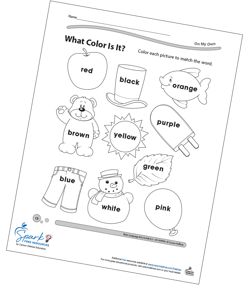 Carson-Dellosa Cd-4515 Free Printable Worksheets
