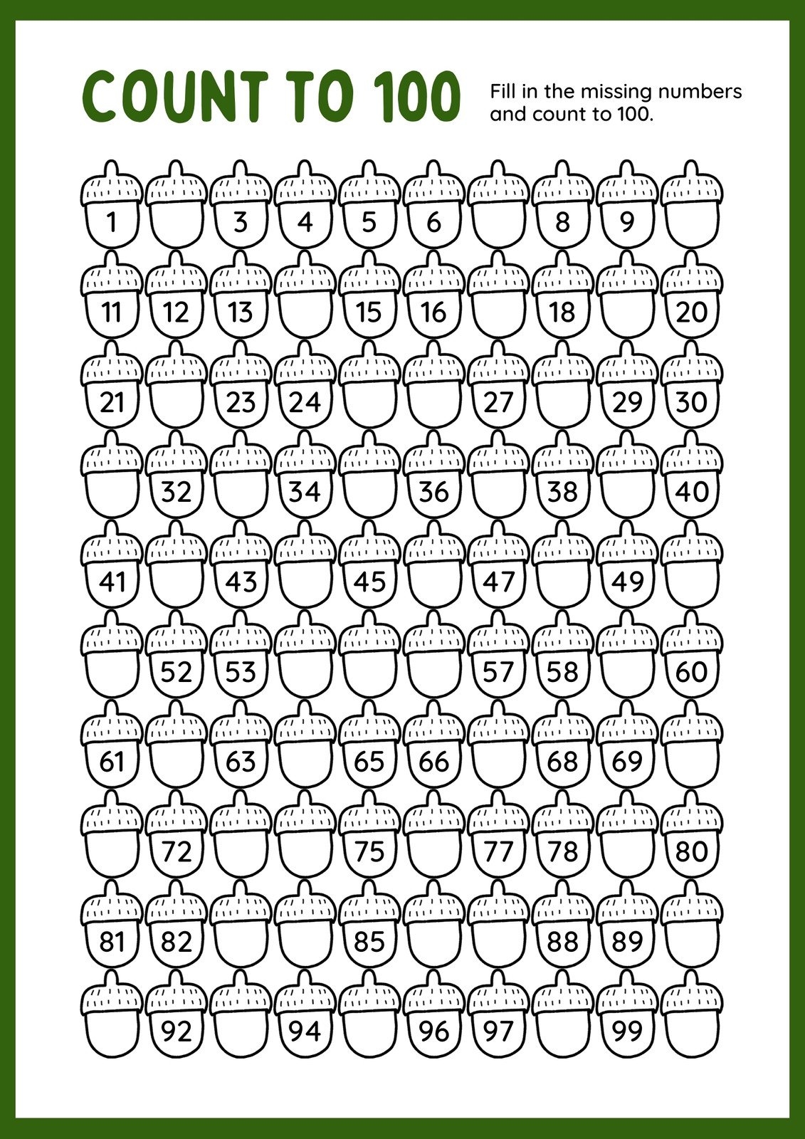 2N Grade Printable Math Worksheets